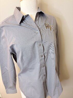 Port Authority, Women's Size Large Wake Forest University Button Up Shirt